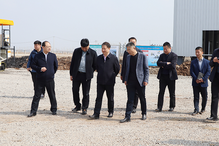 Welcome Minister Xu Donghai and his party to visit our company to inspect and guide our work